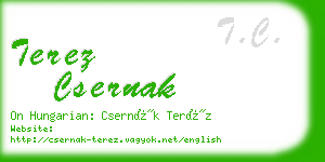 terez csernak business card
